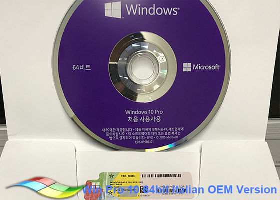 中国 韓国Windows 10プロOEMのステッカー/マイクロソフト・ウインドウズ ソフトウェアMSパートナー サプライヤー