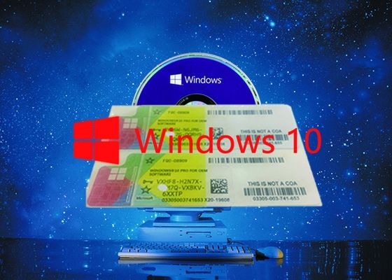 中国 完全な版Windows 10連続主カスタマイズ可能なFQC 64bitシステムを働かせるプロCOAのステッカー サプライヤー