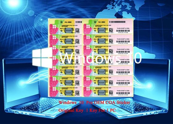 中国 オンラインで卸し売りWindows 10プロCOAのステッカー64bit免許証のキー コードは活動化します サプライヤー