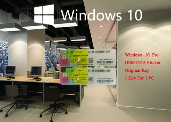 中国 Windows 10のイタリア語プロ イタリア人COAのステッカーのオンライン活発化本物のカスタマイズ可能なFQC サプライヤー