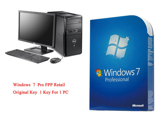 中国 オンラインMS Windows 7のプロ パックは64bitシステム本物FPPを小売りで活動化させます サプライヤー
