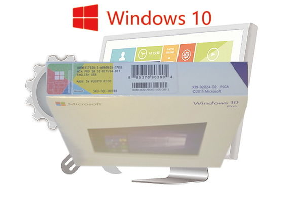 中国 オンラインで本物Windows元の10プロFPP小売り箱の英語100%を活動化させて下さい サプライヤー