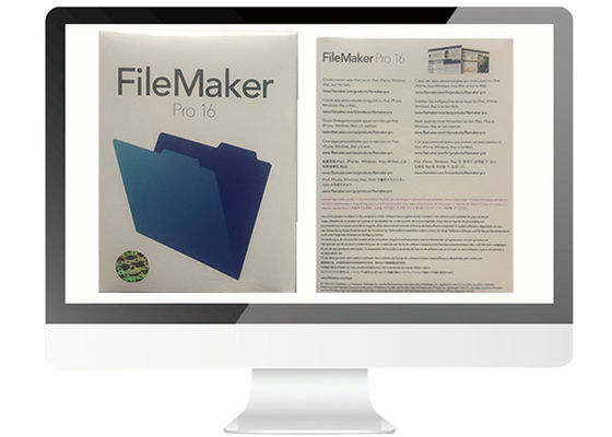 中国 Macのためにプロ完全な版Filemaker/オンラインで勝利小売り箱V16は活動化します サプライヤー